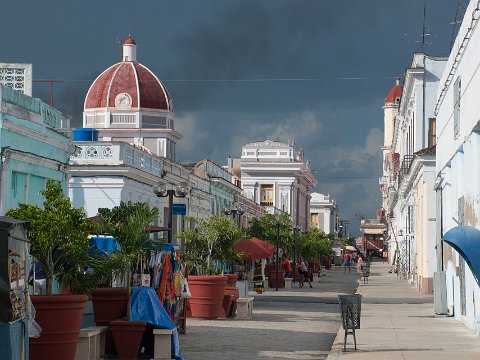 Cienfuegos- pedestrian street Cienfuegos- pedestrian street